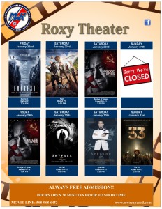 Roxy Jan 22-Jan 31