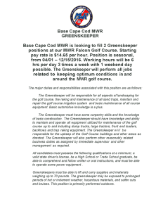 Greenskeeper posting 3_16