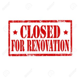closed for renovation