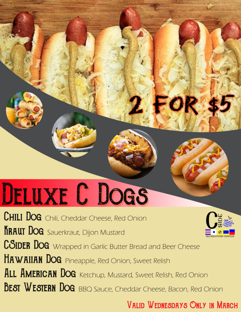 Hot Dog Specials 3_1_17 | USCG Base Cape Cod MWR