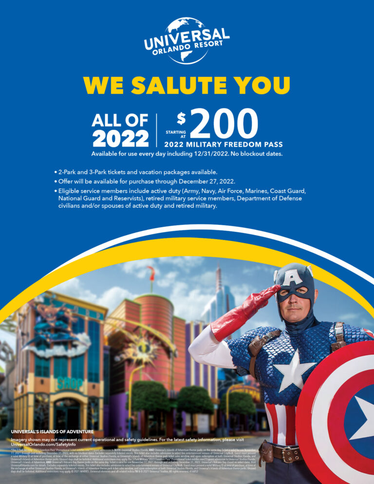 MWR Ticket Office Discounted Disney, Universal, and much more! USCG